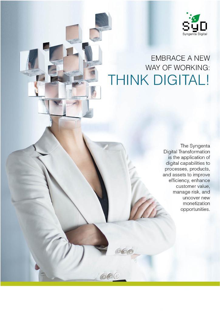 Concept think digital