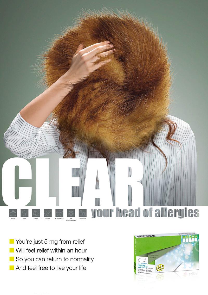 Concept allergies campaign